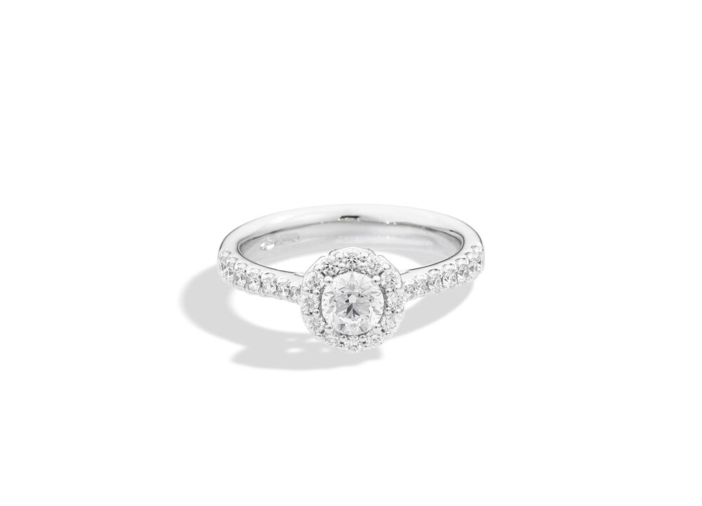 ReCarlo - Solitario Pavé Anniversary Halo